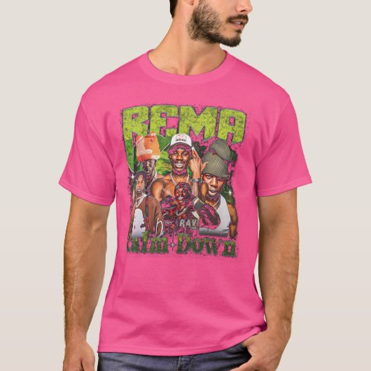 T-shirt Rema Calme vers le bas (Devant)