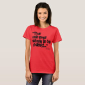 T-shirt Remarquez l'univers ! (Devant entier)