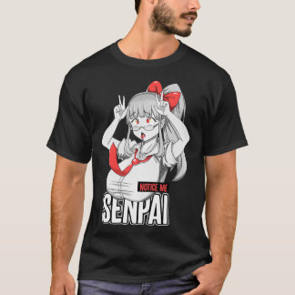 T-shirt Remarquez-moi senpai Ahegao face Japonaise anime f