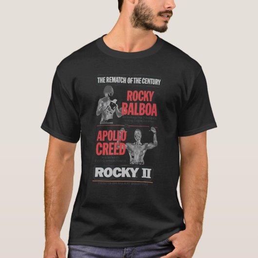 T-shirt Rematch Rocky II (Devant)