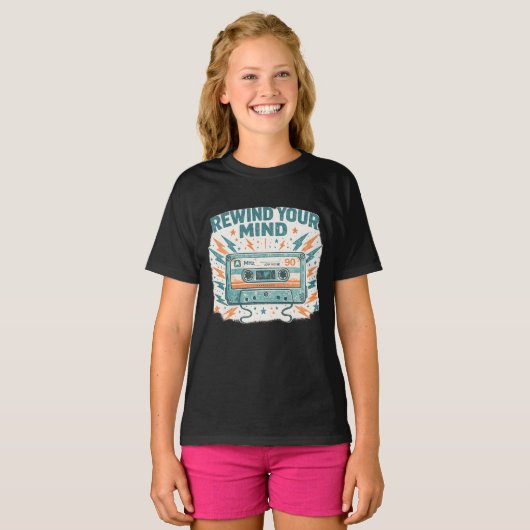 T-shirt Rembobinez Votre Esprit (Devant entier)