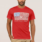T-shirt Remember Everyone Deployed (Devant)