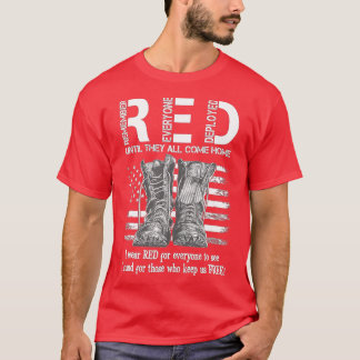 T-shirt Remember Everyone Veteran Deployed RED Friday (53)