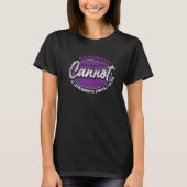 T-shirt Remember For Those That Cannot Dementia Alzheimers (Devant)