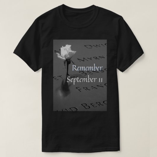 T-shirt Remember September 11   (Design devant)