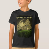 T-shirt Remember Who You Are Funny Chicken Dinosaur Evolut (Devant)