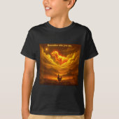 T-shirt Remember Who You Are Funny Evolution Meme Chicken  (Devant)