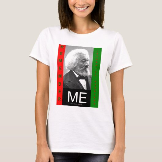 T-shirt rememberMEfrederickDouglass (Devant)