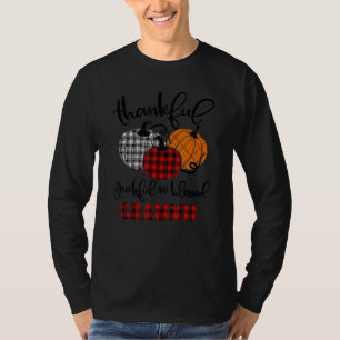T-shirt Remerciant Grateful Bienheureuse Grammie Automne F