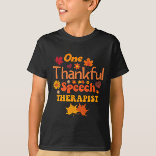 T-shirt Remerciant orthophoniste tombent action de grâce p