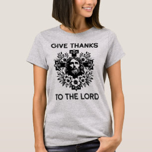 T-shirt Remercie Le Seigneur, Dieu Lover