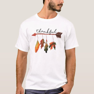 T-shirt Remerciements Automne Feuilles Thanksgiving Hommes