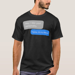 T-shirt Remerciements de bulle de texte3