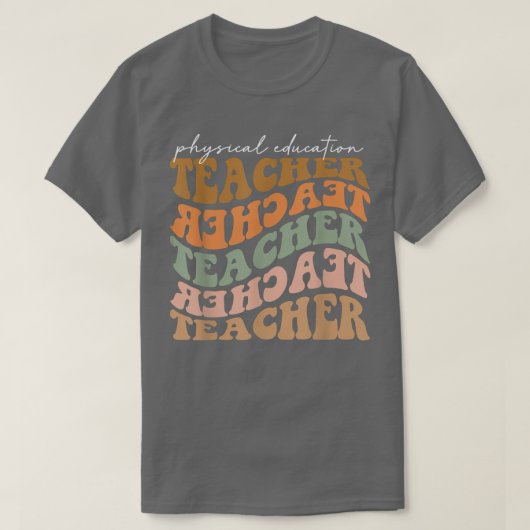 T-shirt Remerciements Enseignant en éducation physique Ret (Design devant)