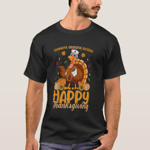T-shirt Remerciements Grateful Infirmière de Bon thanksgiv