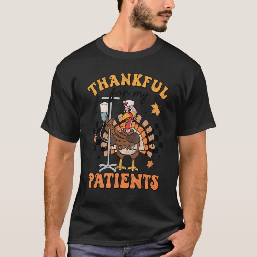 T-shirt Remerciements Pour Mes Patients Turquie Automne Th (Devant)