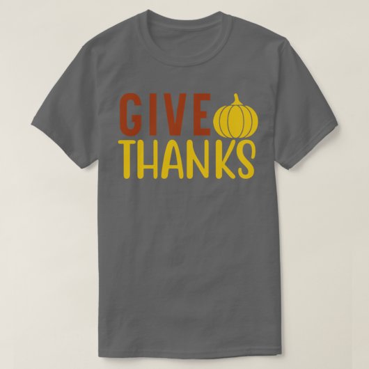 T-shirt Remerciements Thanksgiving (Design devant)