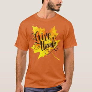 T-shirt Remerciez Thanksgiving