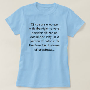 T-shirt Remerciez un libéral