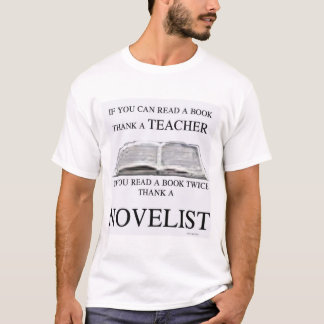 T-shirt Remerciez un romancier