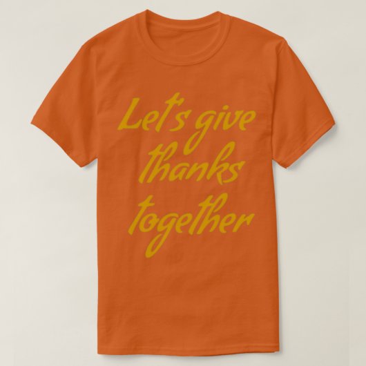 T-shirt Remercions ensemble 2 (Design devant)