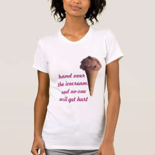 T-shirt Remettez la glace, et personne deviendra blessé