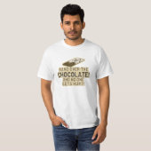 T-shirt Remettez le chocolat (Devant entier)