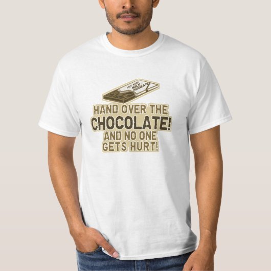 T-shirt Remettez le chocolat (Devant)