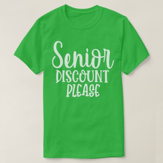 T-shirt Remise Senior S'il vous plaît (Design devant)