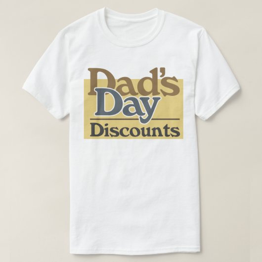 T-shirt Remises fête des pères (Design devant)