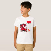 T-shirt remontée à contresens (Devant entier)