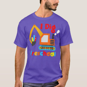 T-shirt Remonter Le Camion À L'École Pour Les Enfants Que