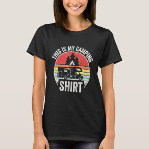 T-shirt Remorque Camping Retro vintage Camper Van