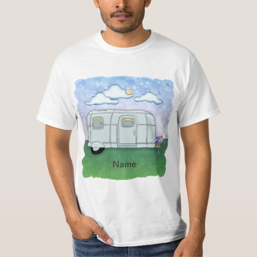 T-shirt Remorque de voyage (Devant)