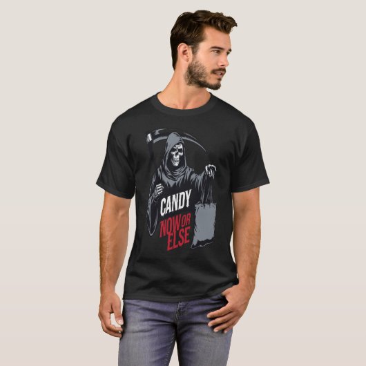 T-shirt Remorque Grimper Trick ou traiter (Devant entier)