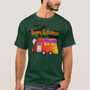 T-shirt Remorque Halloween Camper avan Van