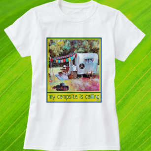 T-shirt Remorque Retro amusant et Vibe Camper Vintage