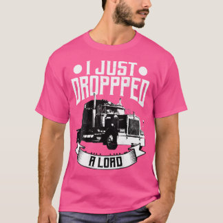 T-shirt Remorque tracteur 18 roues à l'arrière