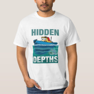 T-shirt Remorqueur caché de profondeurs