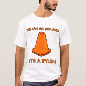 T-shirt Remplacé par un pylône (Devant)