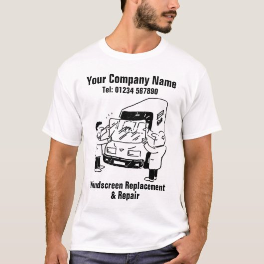 T-shirt Remplacement de l'écran et réparation de l'écran (Devant)