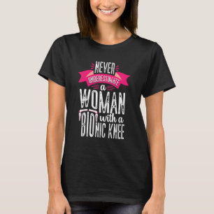 T-shirt Remplacement du genou Femme Bionique Chirurgie du