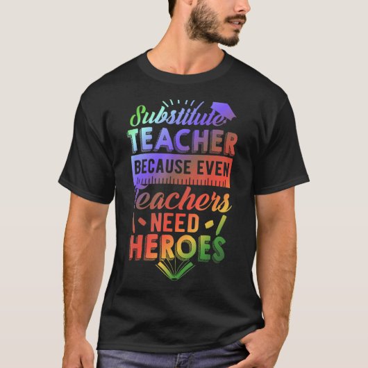 T-shirt Remplacer L'Enseignant Parce Que Même Les Enseigna (Devant)