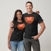 T-shirt Rempli Avec Le Saint Esprit Pentecôte Dimanche Fla (Unisexe)