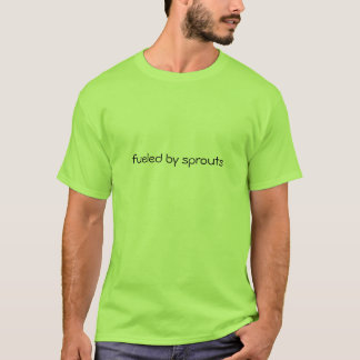 T-shirt rempli de combustible par des pousses