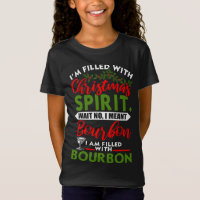 Rempli De Noël Spirit Bourbon Funny Xmas Da