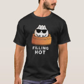 T-shirt Remplissage Hot Funny Dumpling Pun Dark BG (Devant)