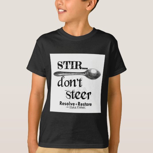 T-shirt Remuer, pas diriger (Devant)