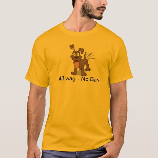 T-shirt remuez plus d'écorce moins (Devant)