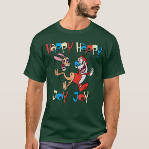 T-shirt Ren et Stimpy Danse familiale Happy Happy Joy Joy